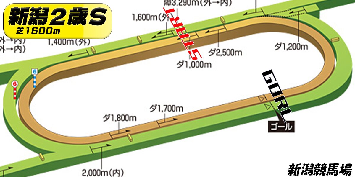 新潟2歳Sコース図