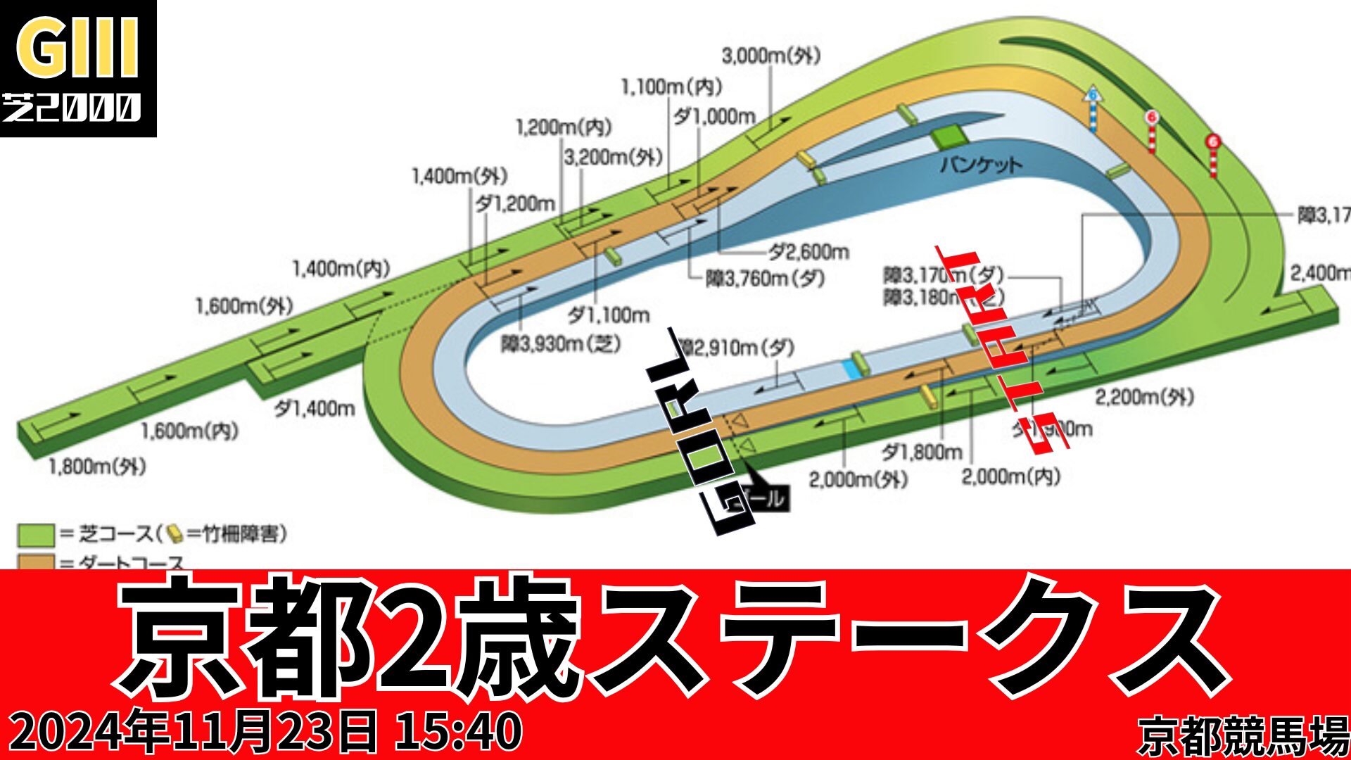 京都2歳ステークスコース図