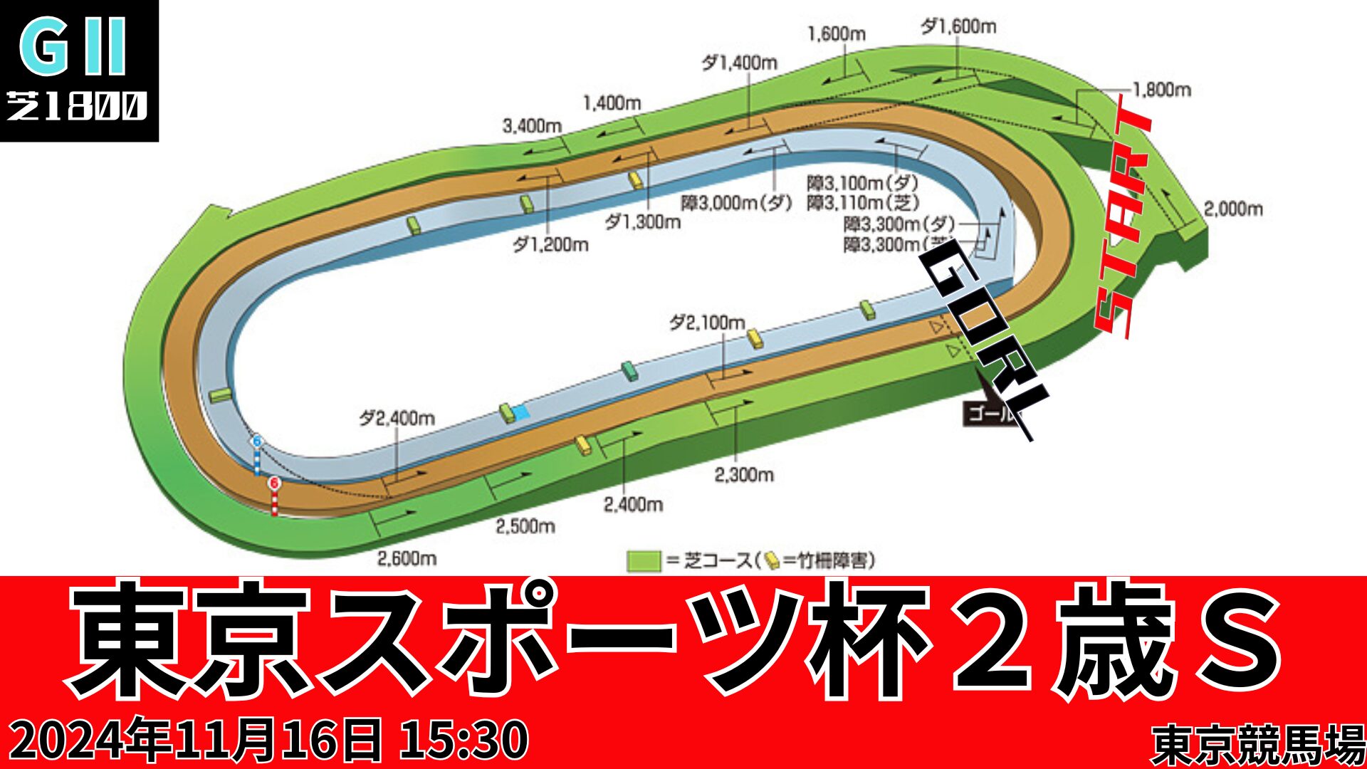 東京スポーツ杯２歳Ｓコース図