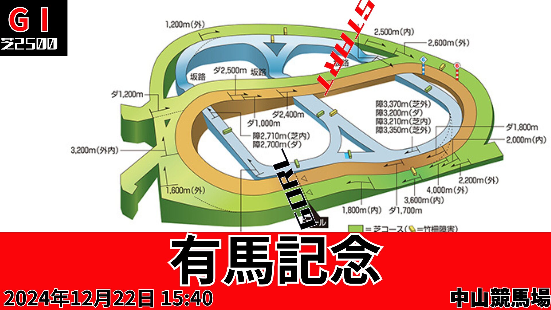 第69回有馬記念コース図