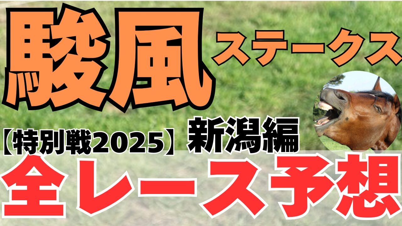 特別戦全レース予想