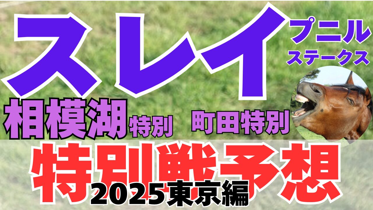 特別戦予想